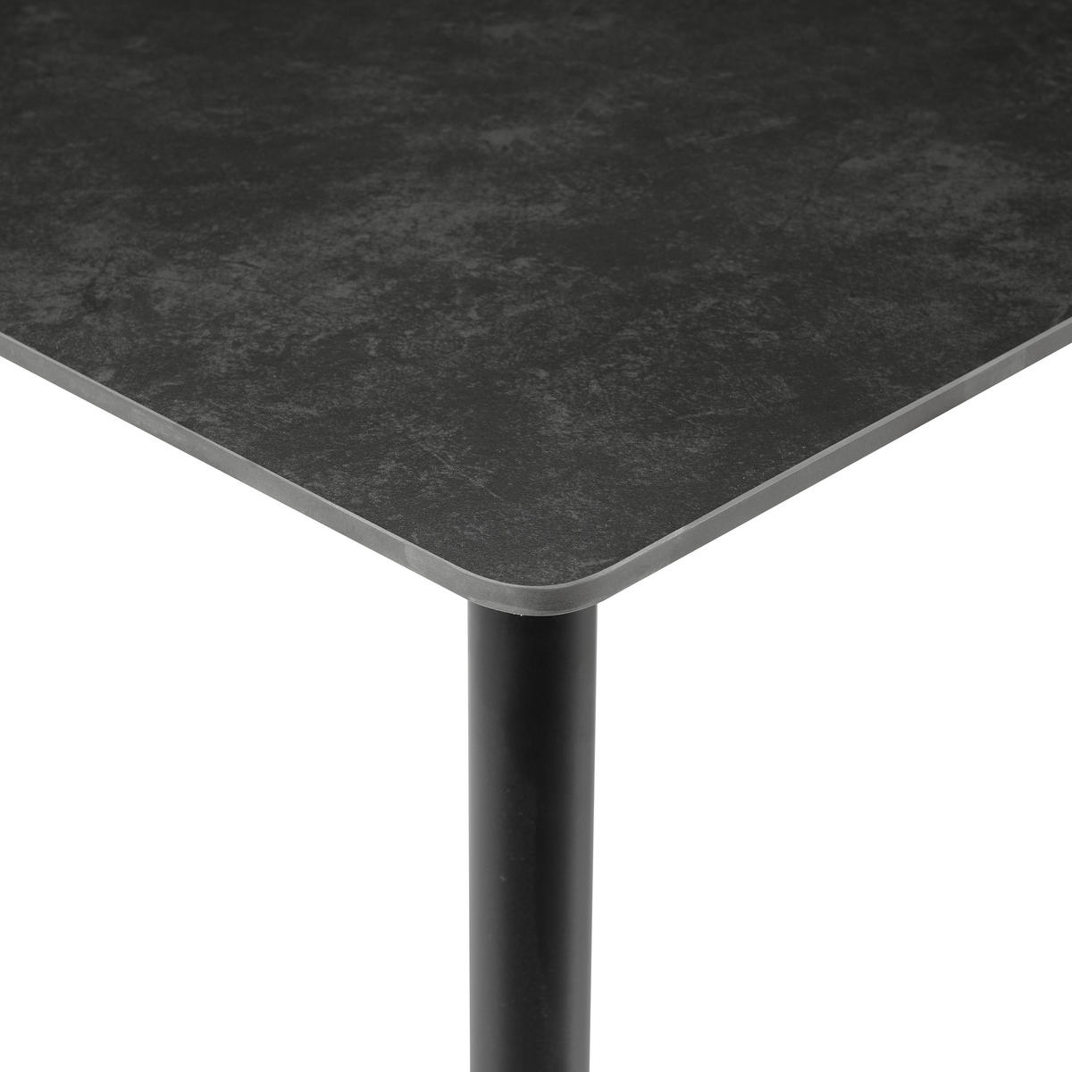 ESSTISCH in Metall, Keramik  - Dunkelgrau/Schwarz, Modern, Keramik/Metall (160/90cm) - MID.YOU