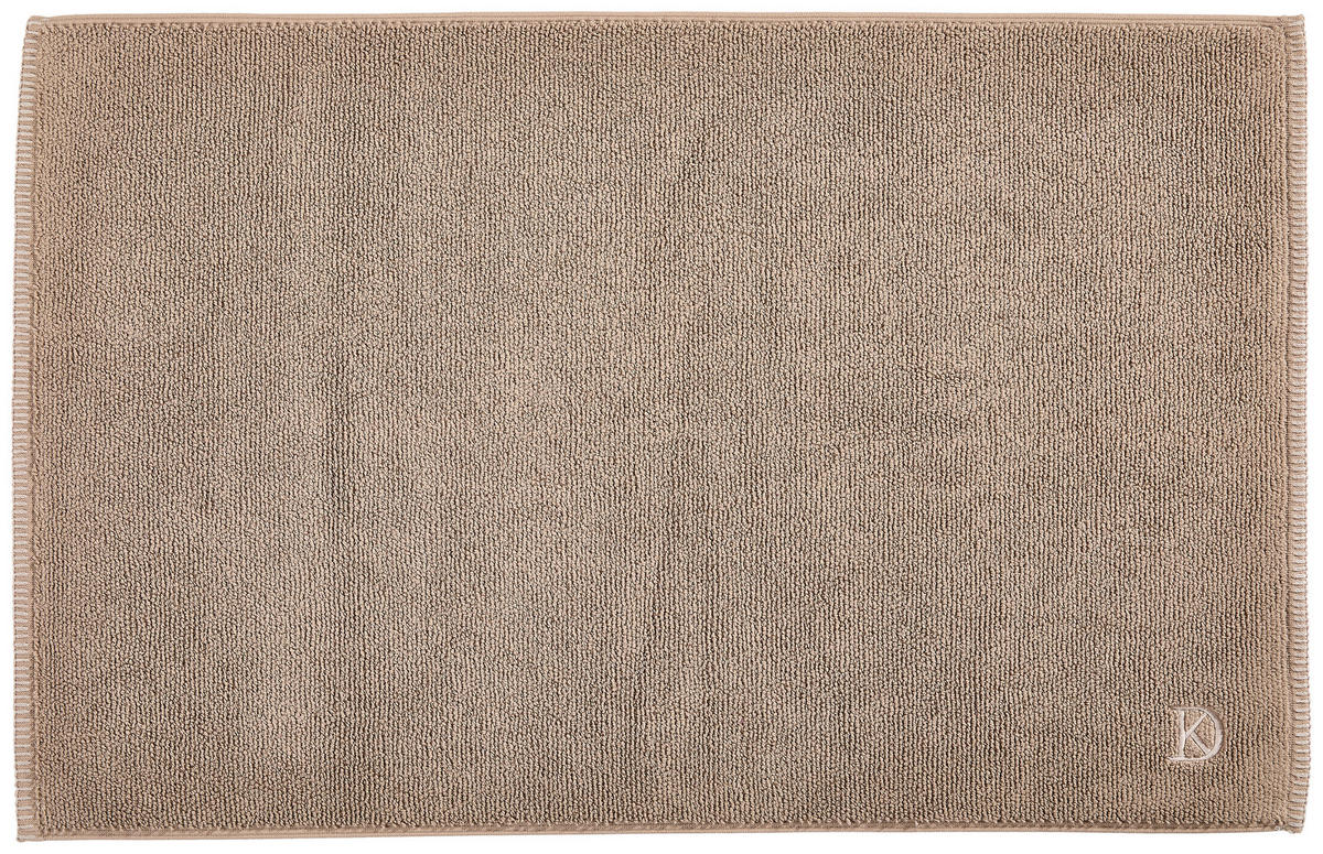BADEMATTE Beige 50/80 cm  - Beige, KONVENTIONELL, Textil (50/80cm) - Dieter Knoll