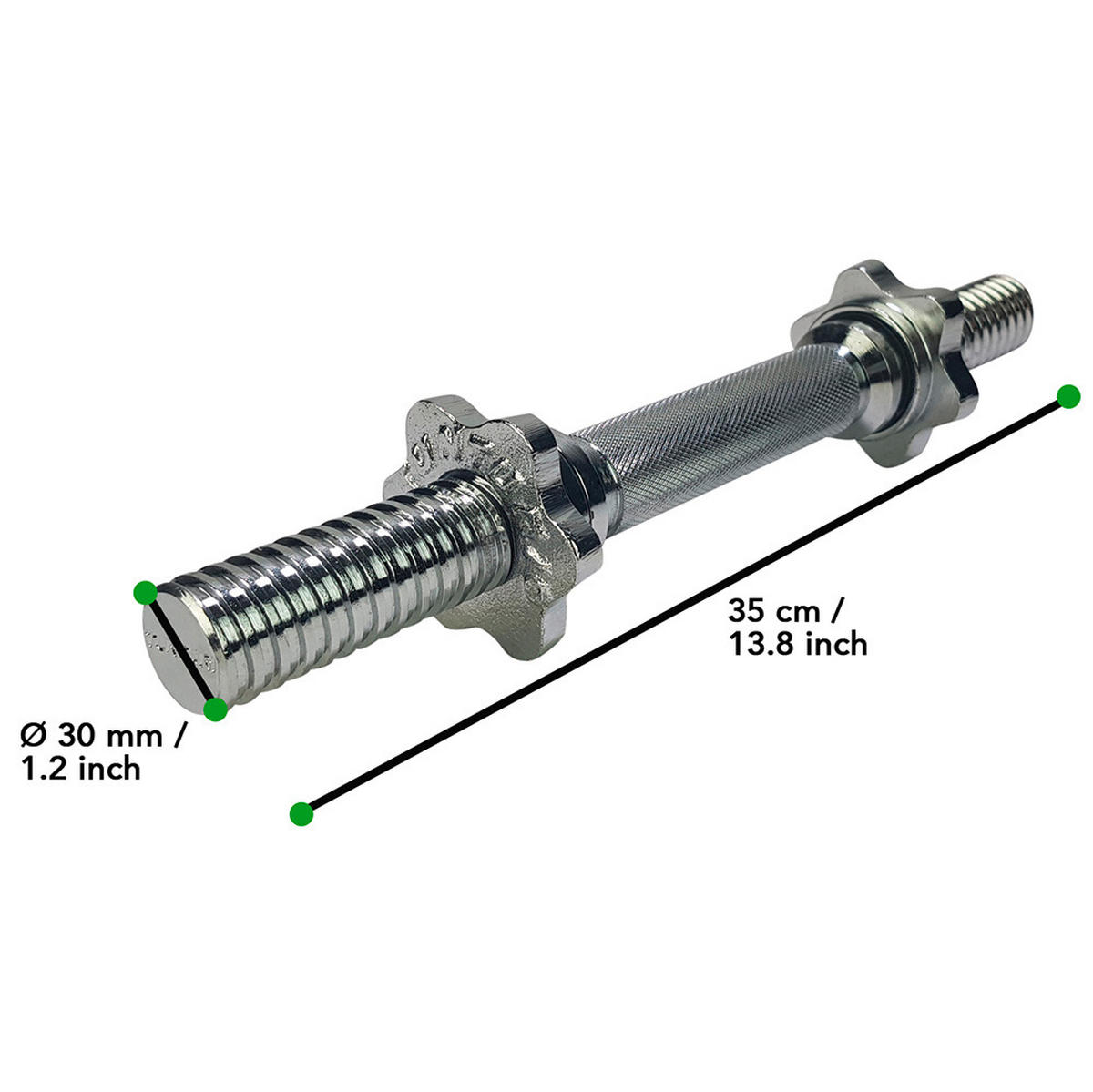 HANTELSET  - Schwarz, KONVENTIONELL, Metall (35/17,4/17,4cm)