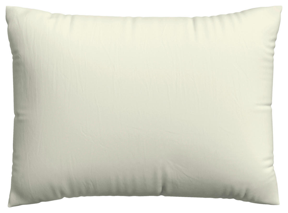 KOPFPOLSTERBEZUG KNITTED JERSEY 60/80 cm  - Hellgelb, Basics, Textil (60/80cm) - Schlafgut