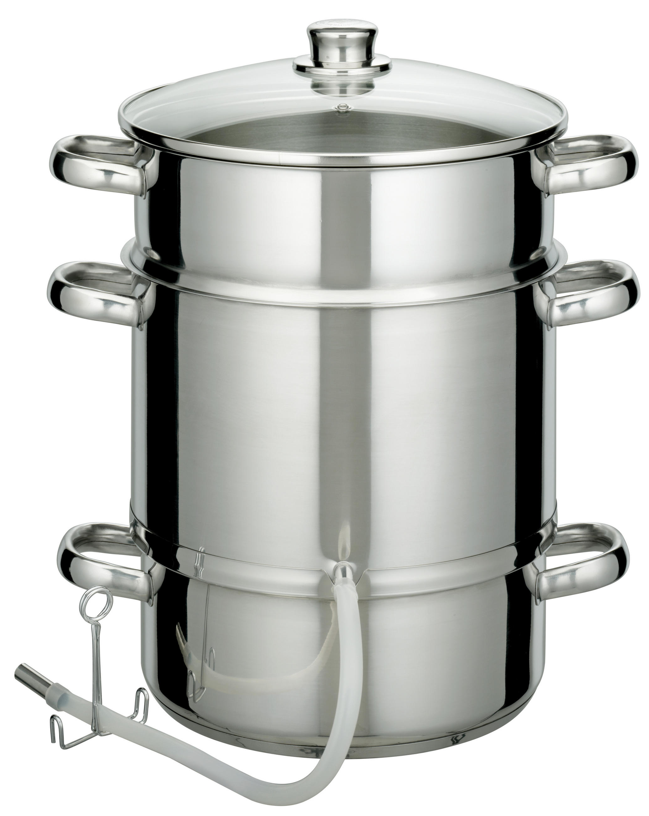DAMPFENTSAFTER Entsafter  - Edelstahlfarben, Basics, Metall (8l) - GSW