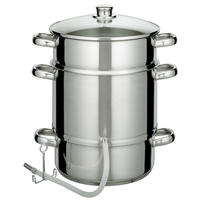 DAMPFENTSAFTER Entsafter  - Edelstahlfarben, Basics, Metall (8l) - GSW