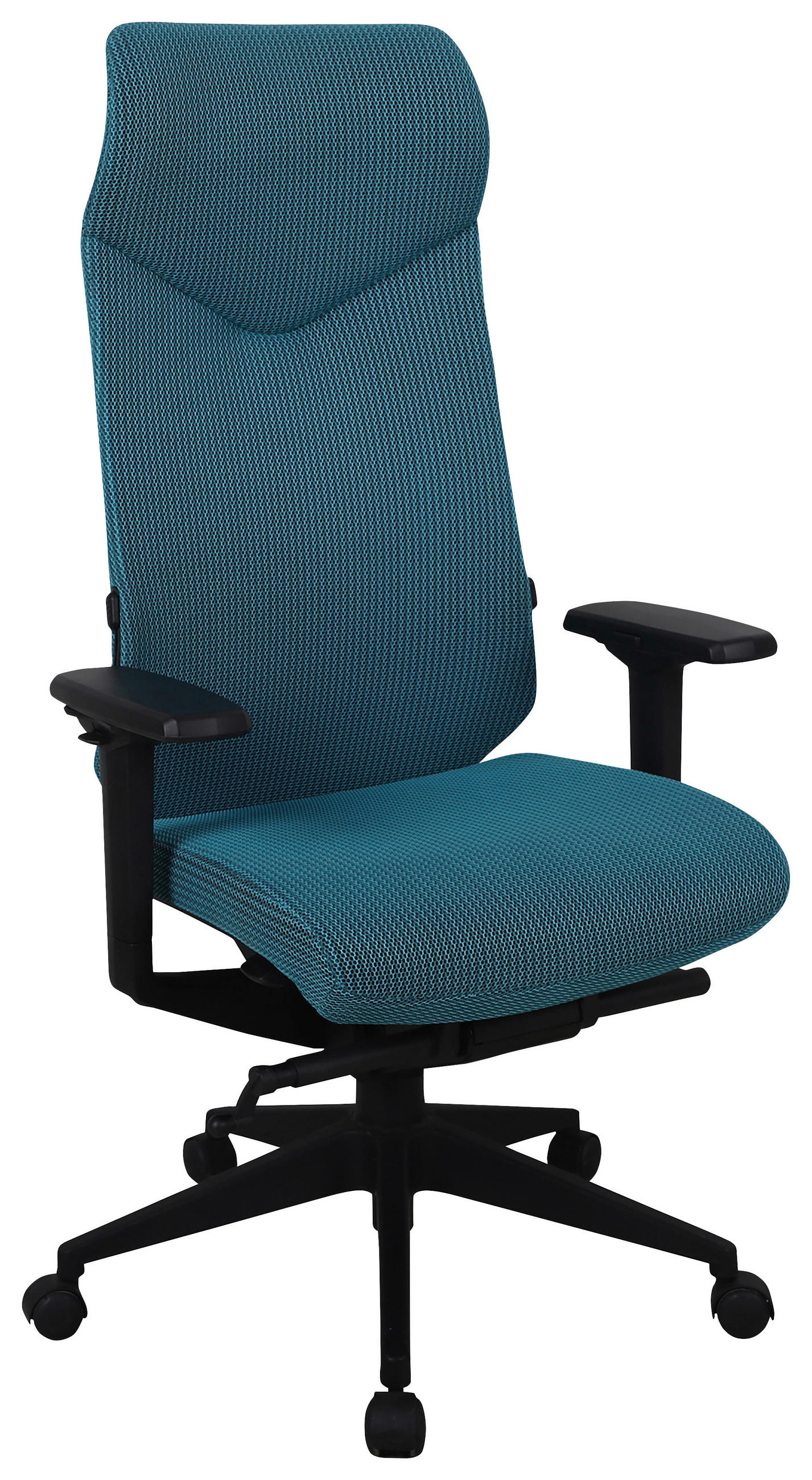 GAMING STOL kovina, umetna masa, tekstil modra  - modra/črna, Trendi, kovina/umetna masa (72/125-132/58cm) - Xora