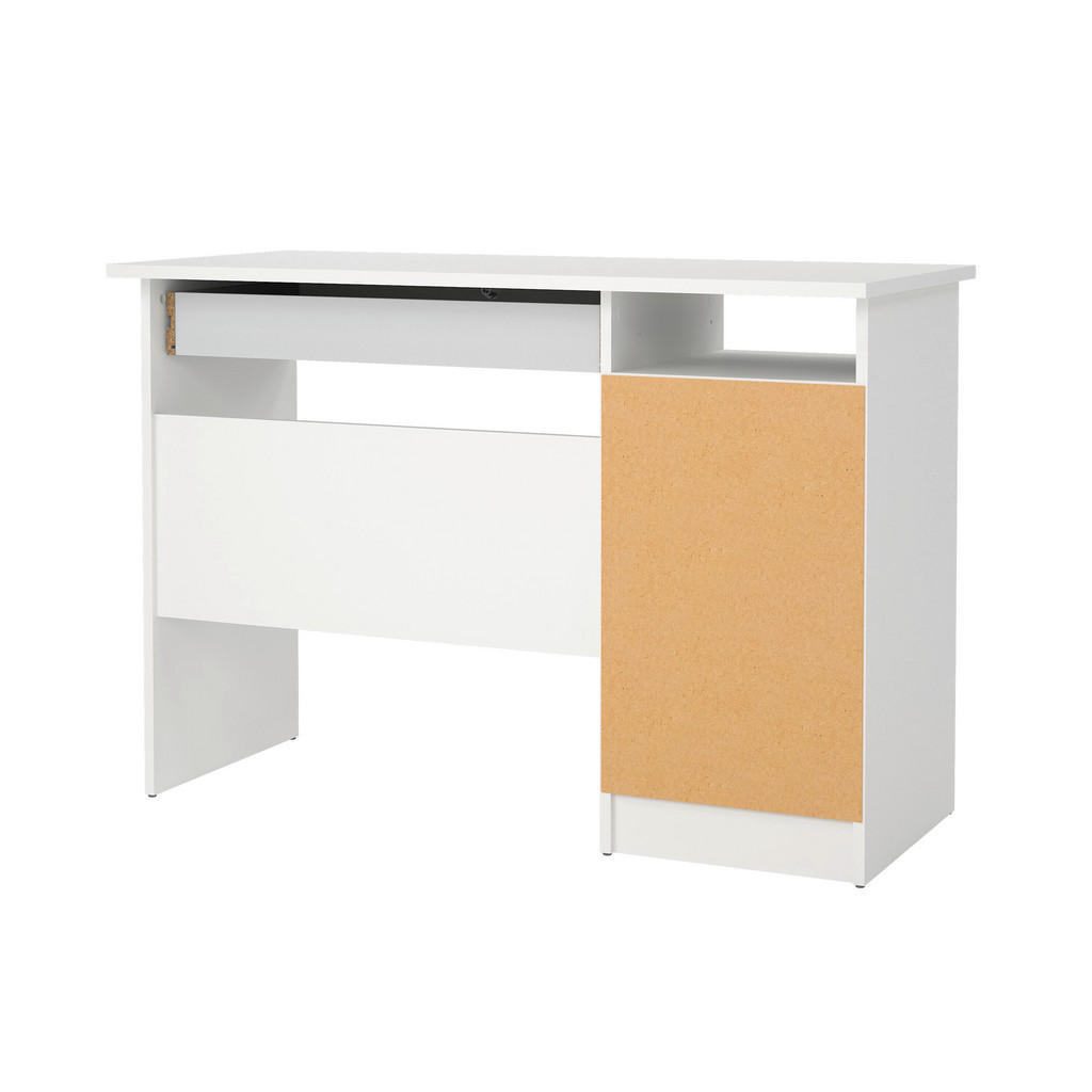 Thumbnail - Mid.you Schreibtisch, Weiß, Holzwerkstoff, 3 Schubladen, rechteckig, Wange, 48.5x75.6x109.3 cm, Stauraum, abschließbar, ...