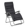 GARTEN-RELAXSESSEL Stahl  - Dunkelgrau/Titanfarben, Basics, Kunststoff/Textil (76/123/97cm) - Lafuma Mobilier