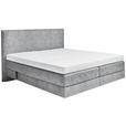 BOXSPRINGBETT 160/200 cm  in Grau  - Grau, KONVENTIONELL, Holz/Textil (160/200cm) - Dieter Knoll