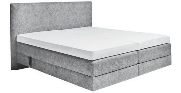 BOXSPRINGBETT 160/200 cm  in Grau  - Grau, KONVENTIONELL, Holz/Textil (160/200cm) - Dieter Knoll