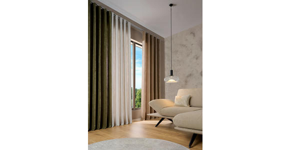 FERTIGVORHANG blickdicht  - Hellgrau, Basics, Textil (140/260cm) - Dieter Knoll
