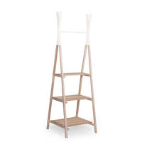 KINDERGARDEROBE in 60/197/60 cm   - Wengefarben/Naturfarben, Basics, Holz (60/197/60cm) - Childhome