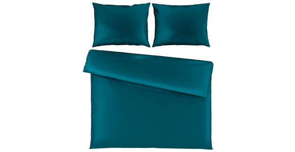 BETTWÄSCHE 200/200 cm - Petrol, Basics, Textil (200/200cm) - Novel