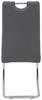SCHWINGSTUHL Lederlook Grau  - Chromfarben/Weiß, Design, Textil/Metall (43/98/59cm) - Carryhome