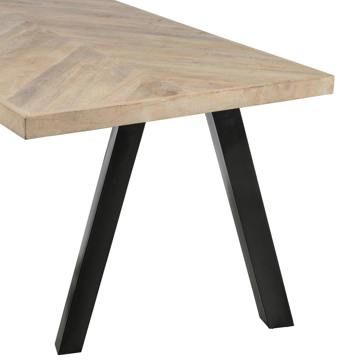 TISCHPLATTE Mangoholz Naturfarben  - Naturfarben, MODERN, Holz (200/90/5,5cm) - Livetastic