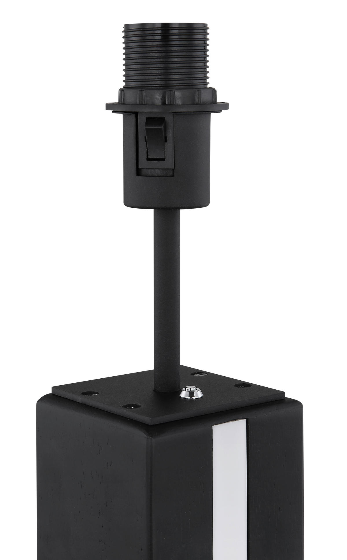 LED-STEHLEUCHTE Forest 40/27/150 cm  - Dunkelbraun/Schwarz, Design, Holzwerkstoff/Kunststoff (40/27/150cm) - Globo