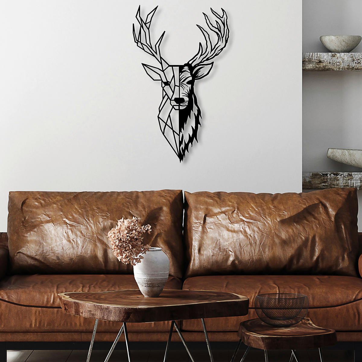 METALLBILD 42/70 cm  - Schwarz, Basics, Metall (42/70cm)