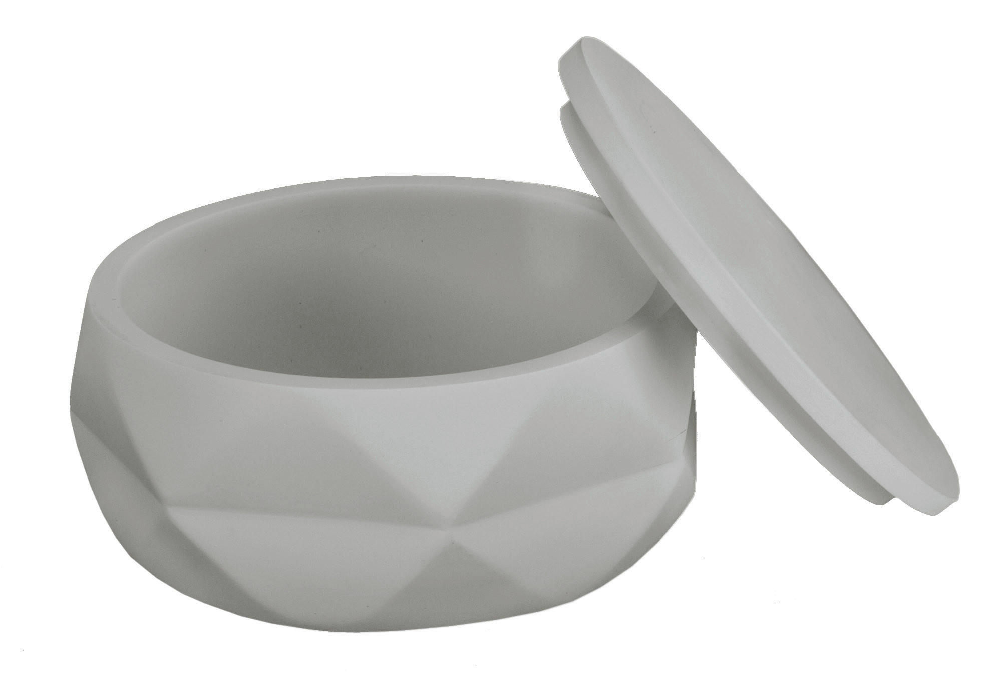 Kleine Wolke Kosmetikdose Crackle Jar Platin 10.5x6x10.5 cm
