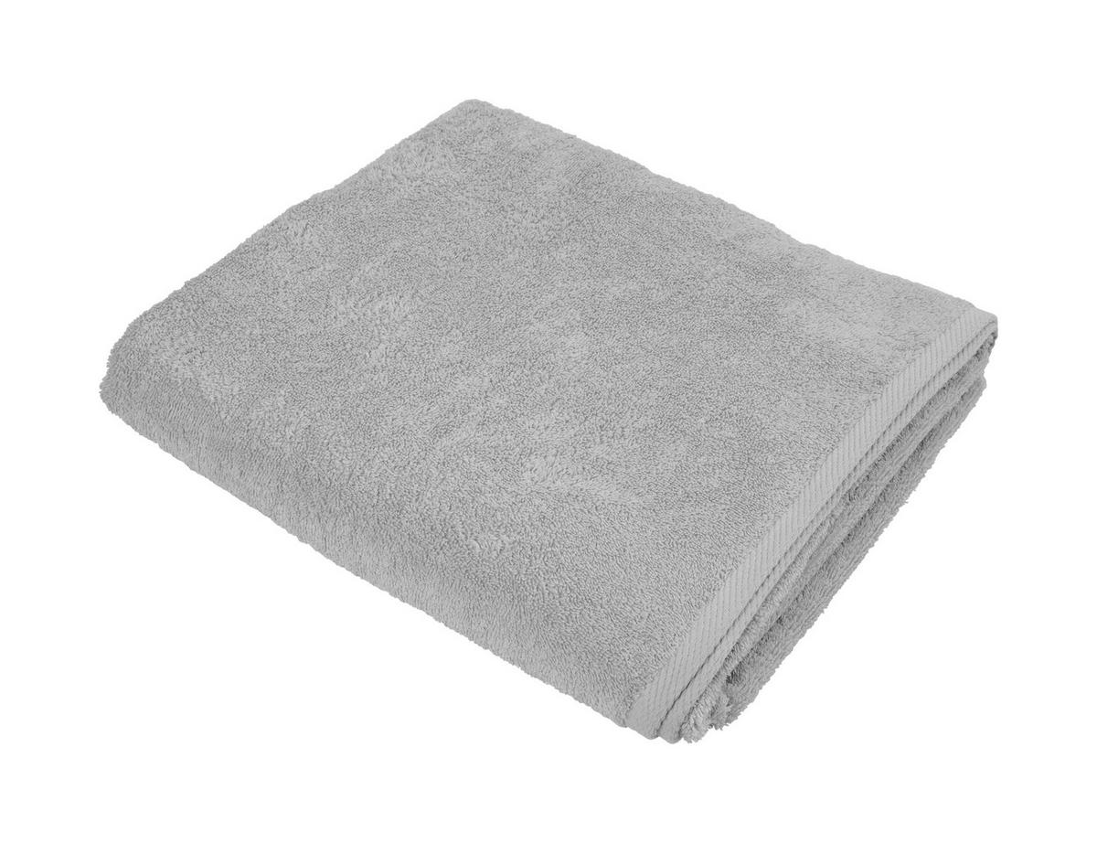 BADETUCH Palma Silberfarben 100/150 cm  - Silberfarben, Basics, Textil (100/150cm) - Esposa