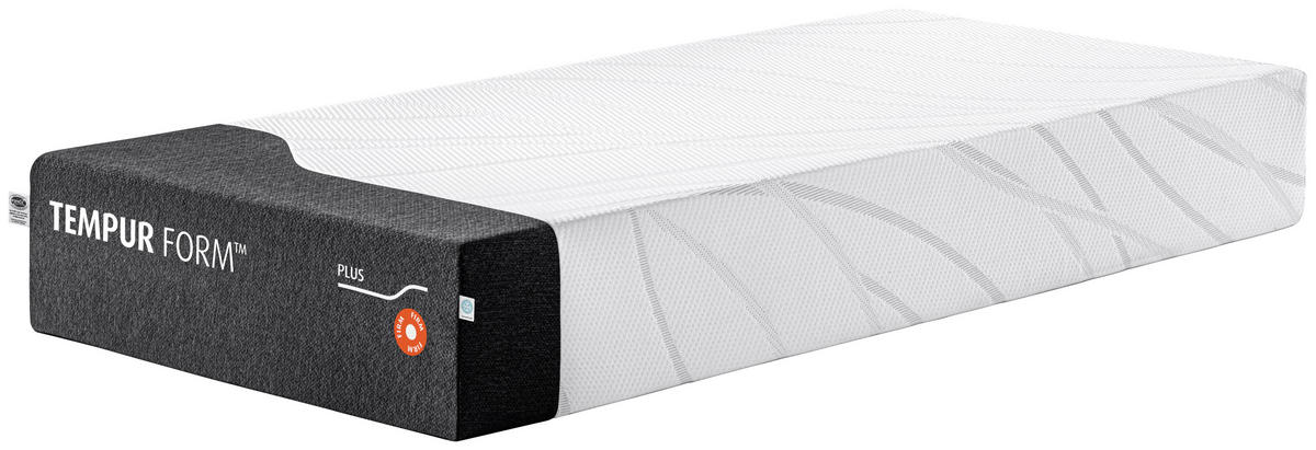MATRATZE FIRM FORM PLUS-FIRM 80/200 cm Höhe ca. 25 cm  - Anthrazit/Weiß, Basics, Textil (80/200cm) - Tempur