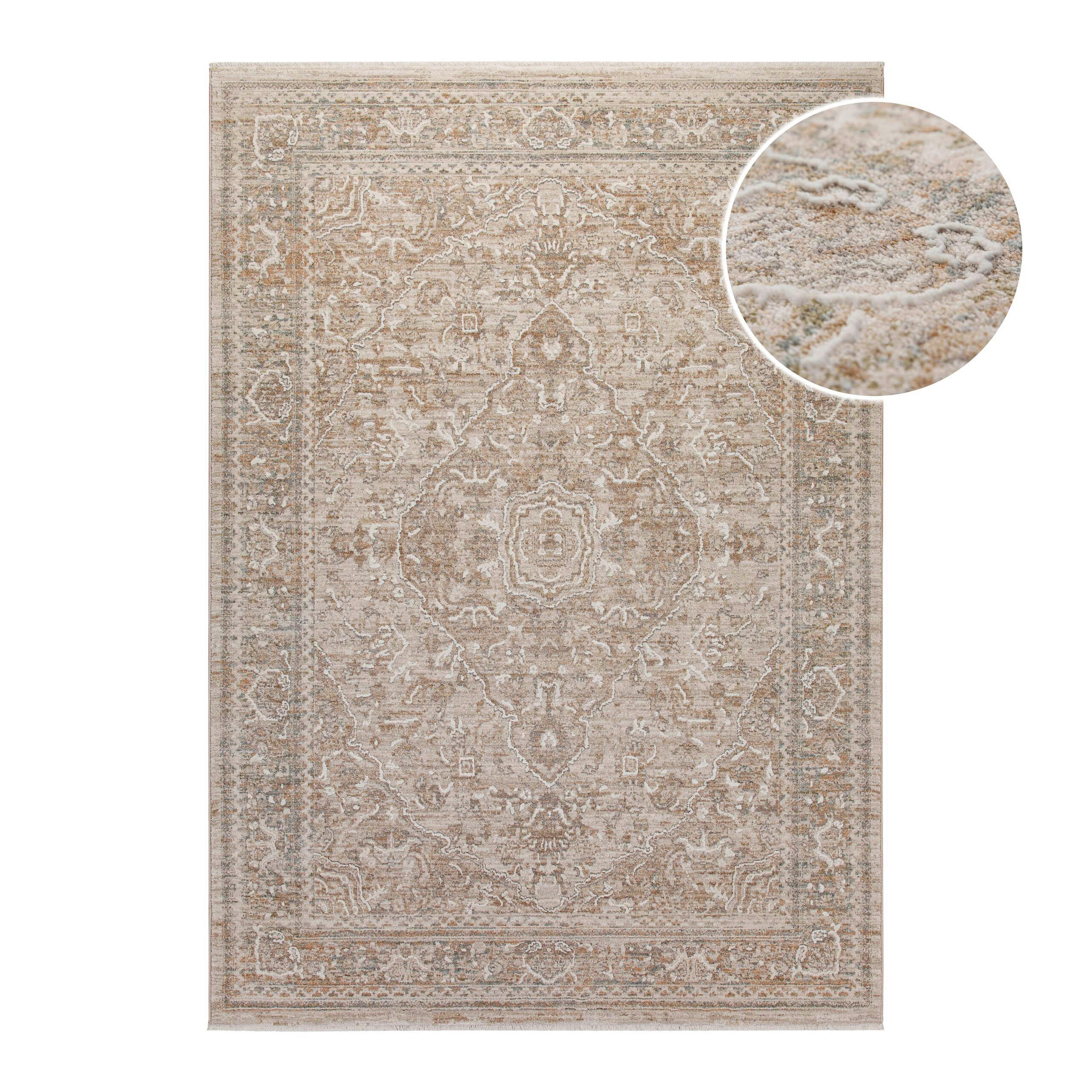 WEBTEPPICH  Wohnzimmer 200/290 cm Esprit Beige rechteckig  - Beige, Basics, Textil (200/290cm) - WECON HOME