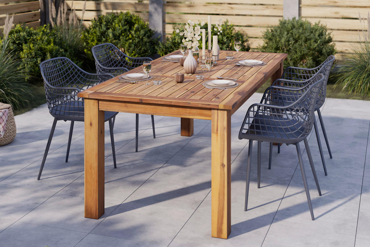 GARTENSESSEL Eisen Grau  - Grau, MODERN, Kunststoff/Metall (58/86/55cm) - Ambia Garden