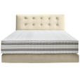 BOXSPRINGBETT 160/200 cm  in Beige  - Beige, KONVENTIONELL, Holz/Textil (160/200cm) - Dieter Knoll