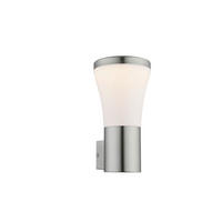 ZUNANJA STENSKA SVETILKA  Alido   12/12,5/23,5 cm          - barve nerjavečega jekla/opal, Basics, kovina/umetna masa (12/12,5/23,5cm)