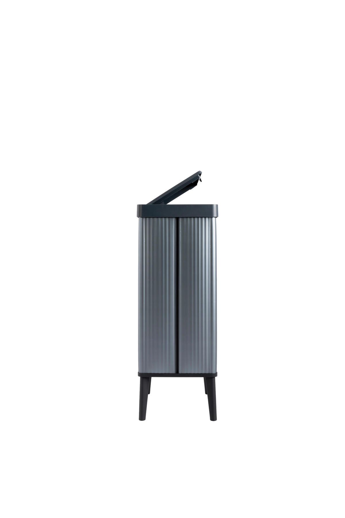 ABFALLEIMER 54 l  Kunststoff  - Grau, Basics, Kunststoff (26,5/68,7/43,5cm) - Curver