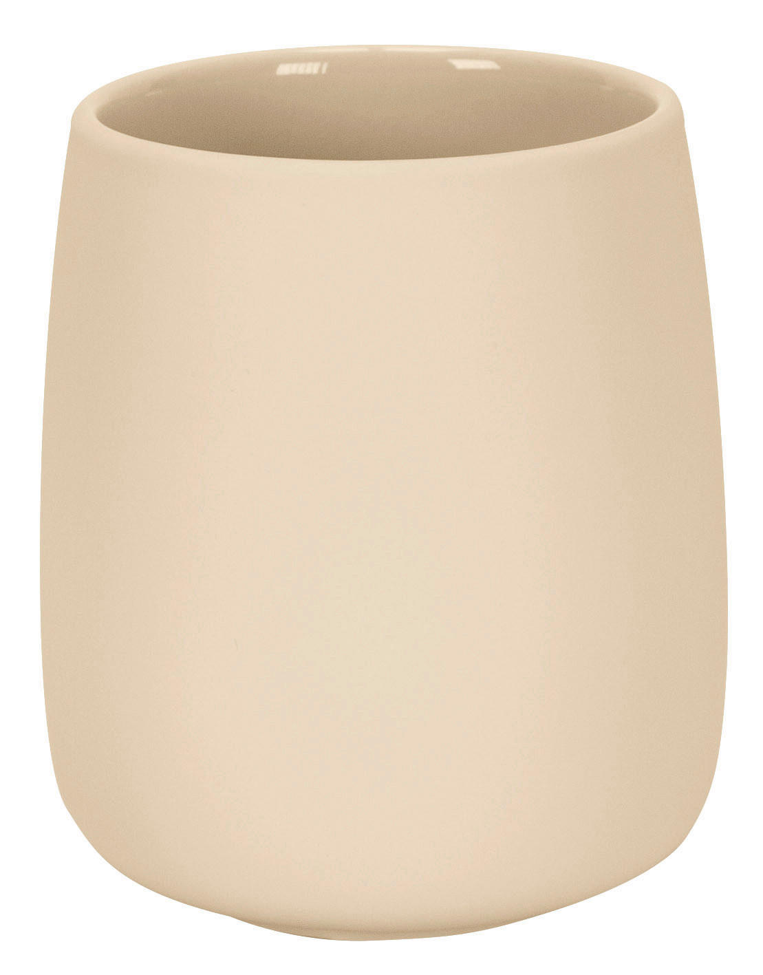 ZAHNPUTZBECHER Eclipse  - Sandfarben, Basics, Kunststoff/Stein (8,6/10cm) - Kleine Wolke