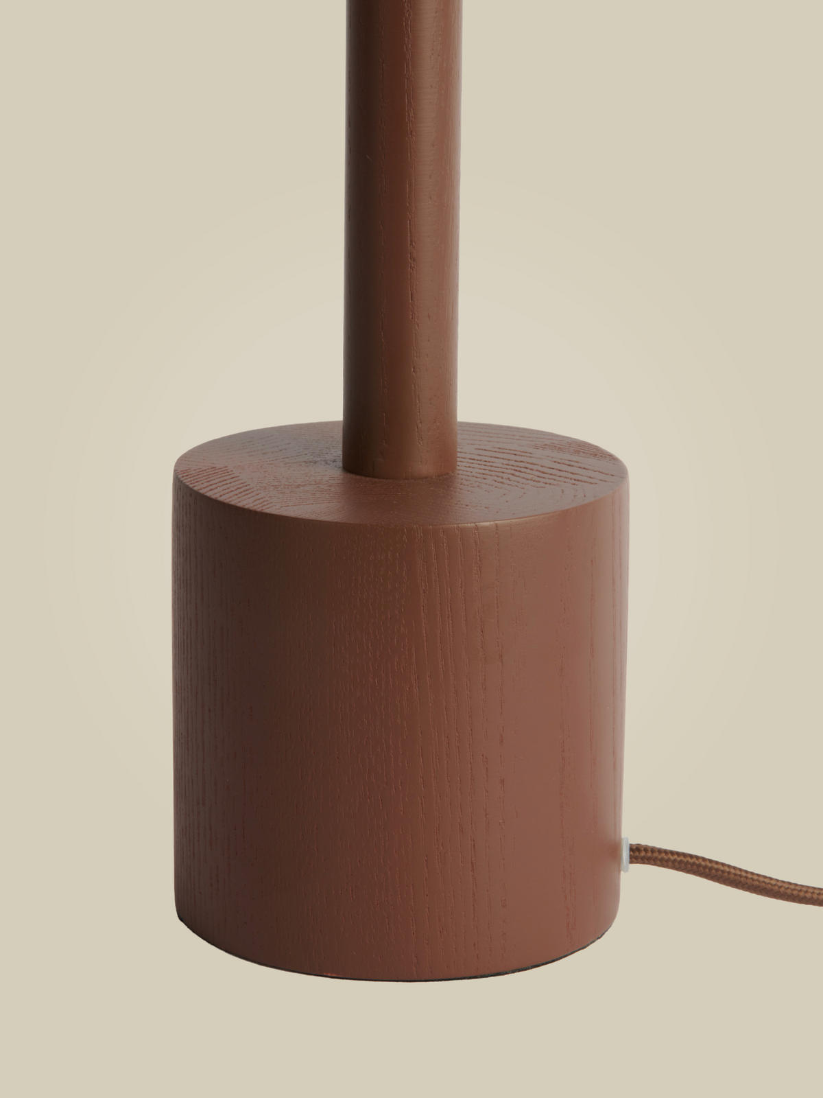 TISCHLEUCHTE Good & Mojo 21/21/35 cm  - Braun/Weiß, Trend, Holz (21/21/35cm) - Good & Mojo