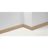 SOCKELLEISTE - Hellbraun/Eichefarben, Basics, Holzwerkstoff (220/1,65/7cm) - Parador