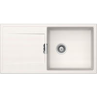 SPÜLE MONO D-100L-U / MOND100LUPOL  - Weiß, Basics, Stein (100/51cm) - Schock