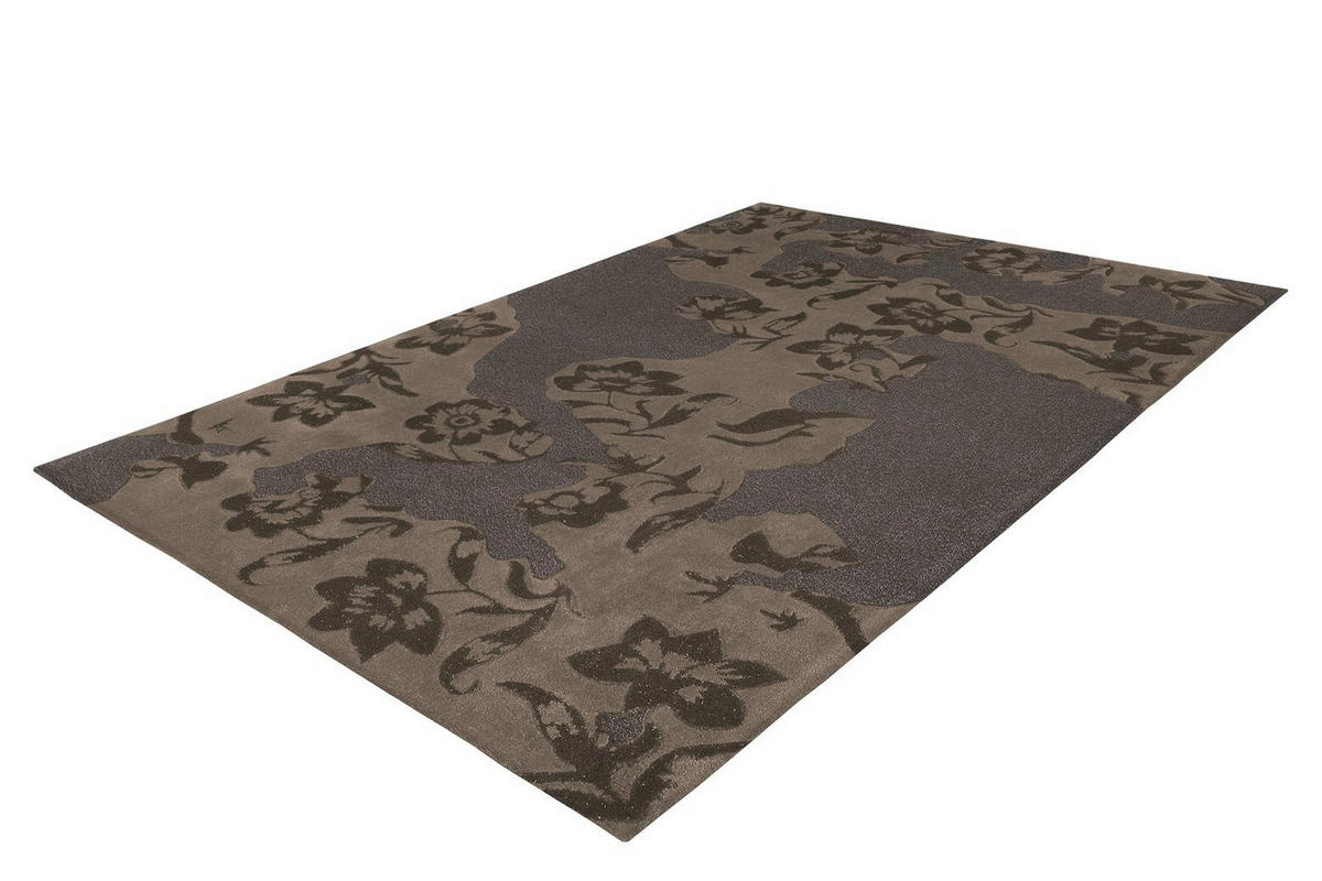 FLACHWEBETEPPICH 140/200 cm Taupe, Grau  - Taupe/Grau, Design, Textil (140/200cm) - Novel