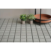 TERRASSENFLIESE  - Weiß, KONVENTIONELL, Holzwerkstoff/Kunststoff (30/30/2,4cm) - Ambia Garden