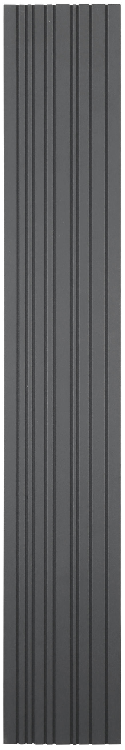 AUßENWANDLEUCHTE 100/9,5/3,7 cm   - Schwarz, Design, Metall (100/9,5/3,7cm)