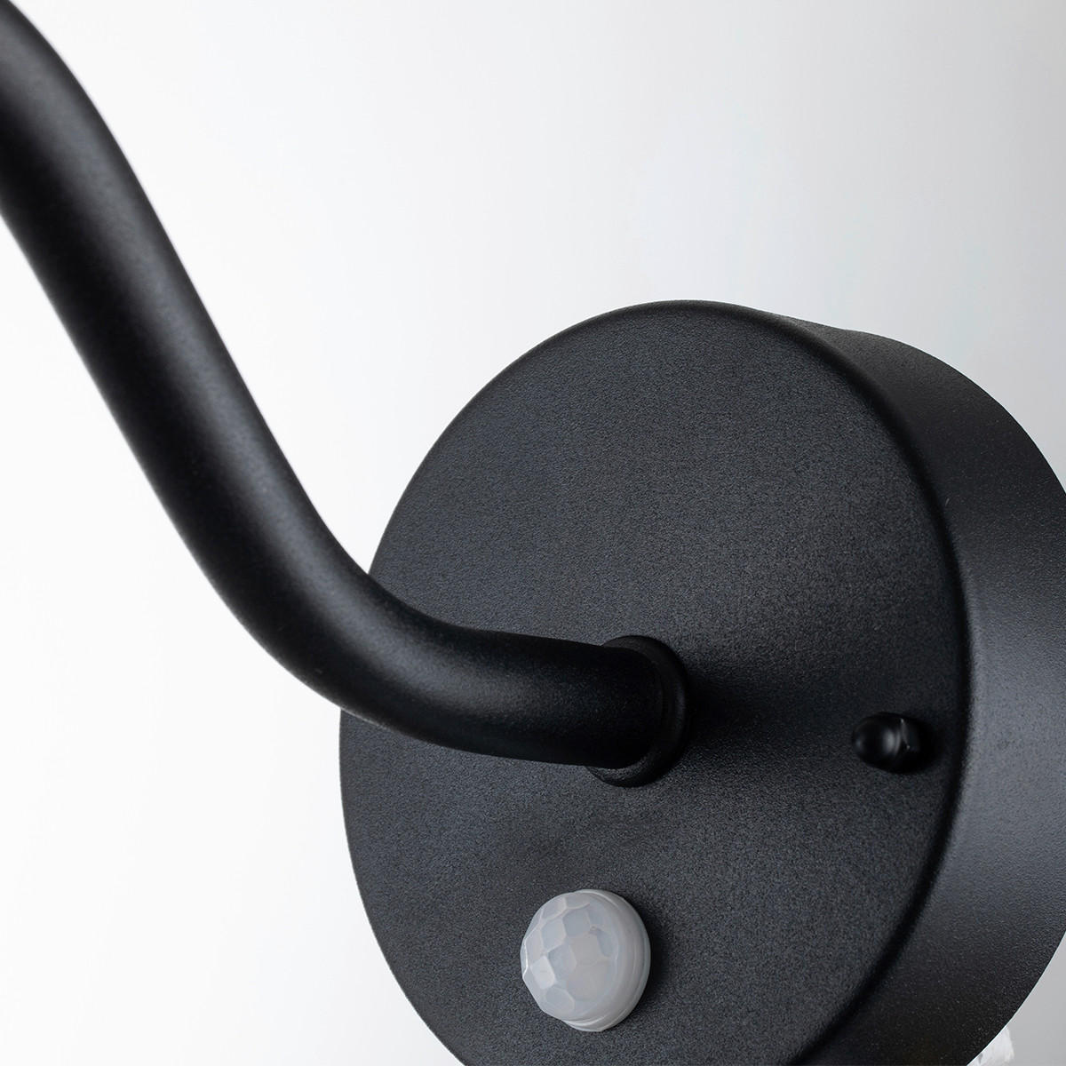 AUSSENWANDLEUCHTE - Schwarz, Design, Glas/Metall (42/27.5/25.5cm) - Elstead Lighting
