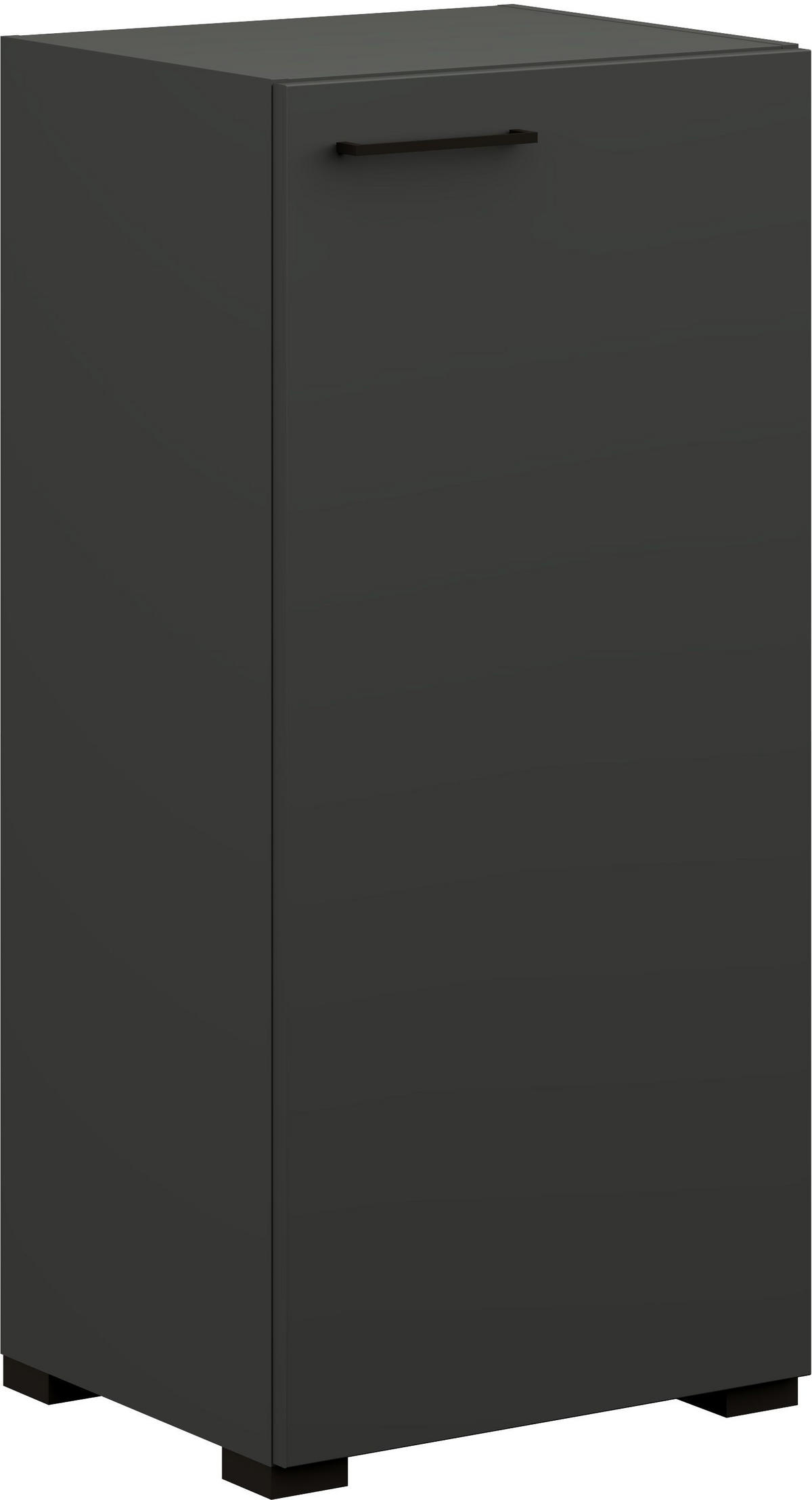KOMMODE 50/108/41,9 cm  in Graphitfarben  - Anthrazit/Graphitfarben, Design, Holzwerkstoff/Metall (50/108/41,9cm) - Cantus