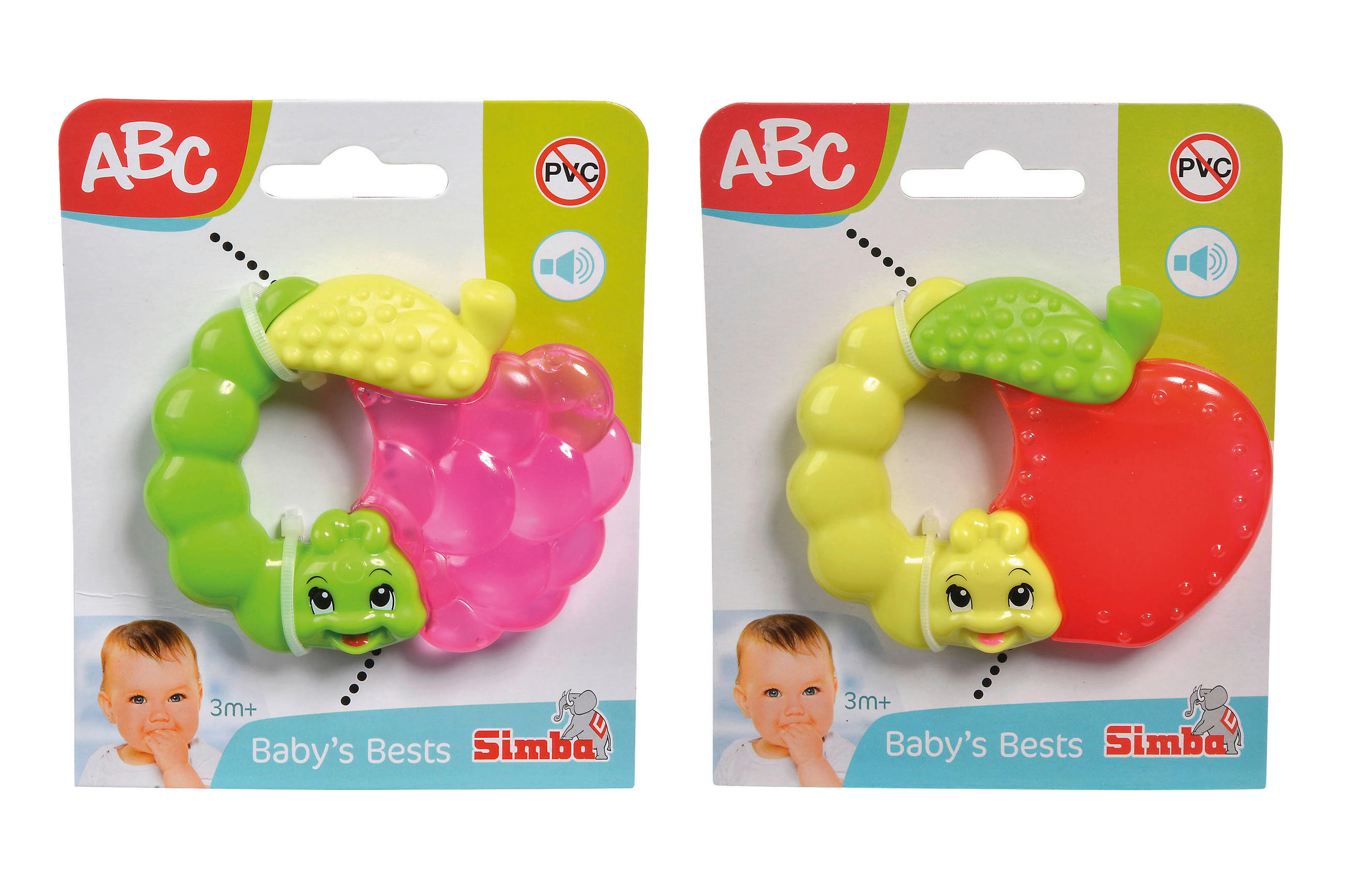 OBROČEK ZA GRIZENJE - Basics (2.4/12/15cm) - Simba