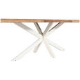TISCHGESTELL in Metall 160/70/72 cm - Creme, Design, Metall (160/70/72cm) - Landscape