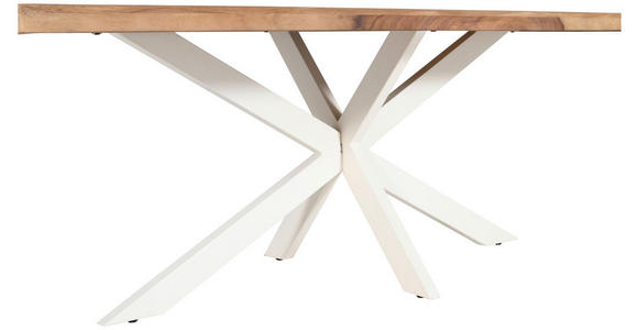 TISCHGESTELL in Metall 160/70/72 cm - Creme, Design, Metall (160/70/72cm) - Landscape