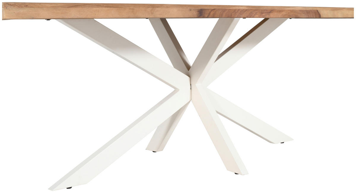 TISCHGESTELL Creme  - Creme, Design, Metall (160/70/72cm) - Landscape