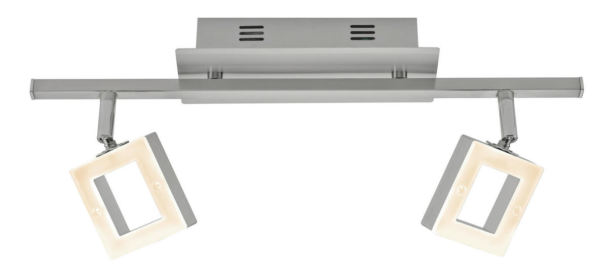LED REFLEKTOR - alumíniumszínű/nikkelszínű, Basics, műanyag/fém (44,5/8/19cm) - Novel