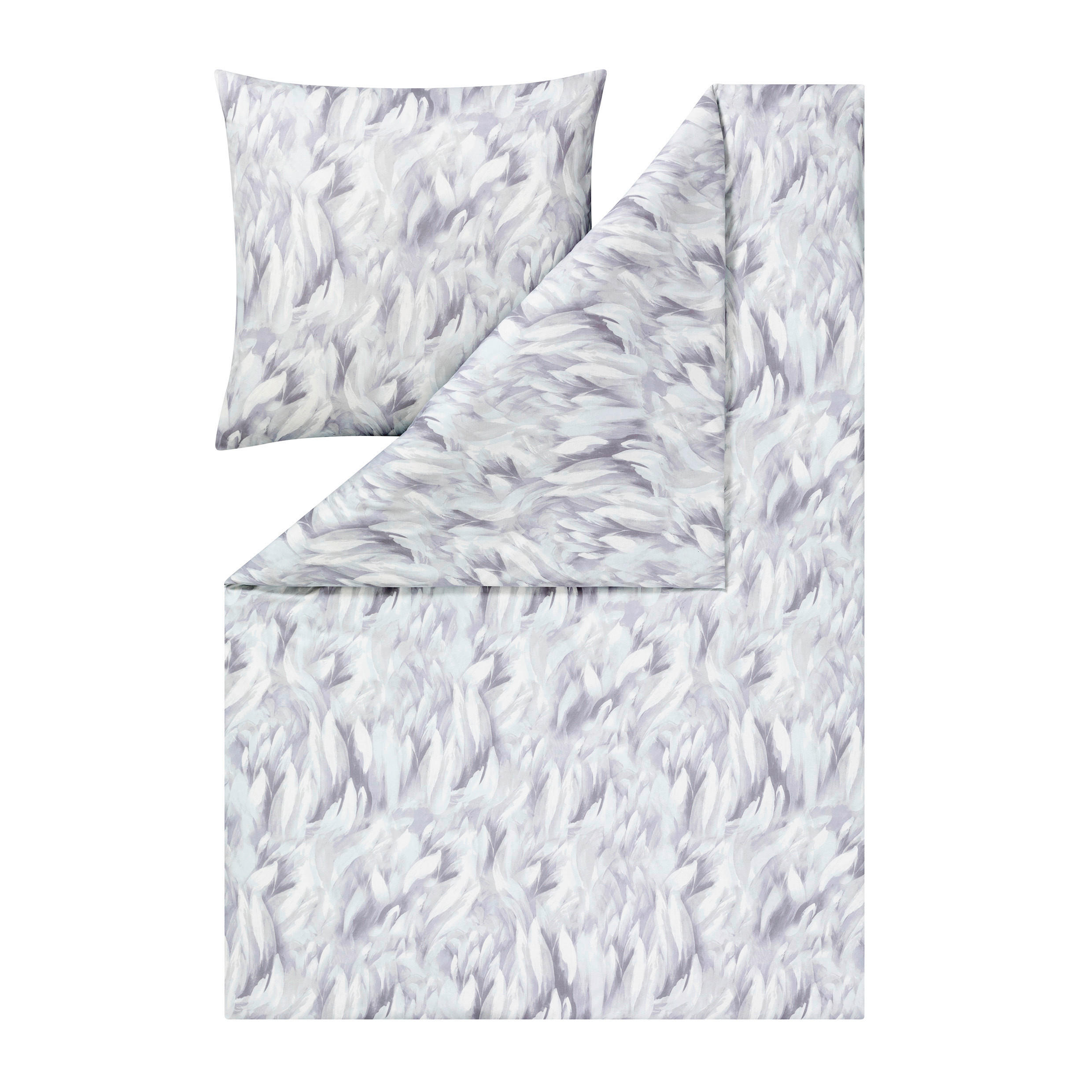 BETTWÄSCHESET 2-teilig Rena Interlock-Jersey 160/210 cm  - Hellblau, Basics, Textil (160/210cm) - Estella