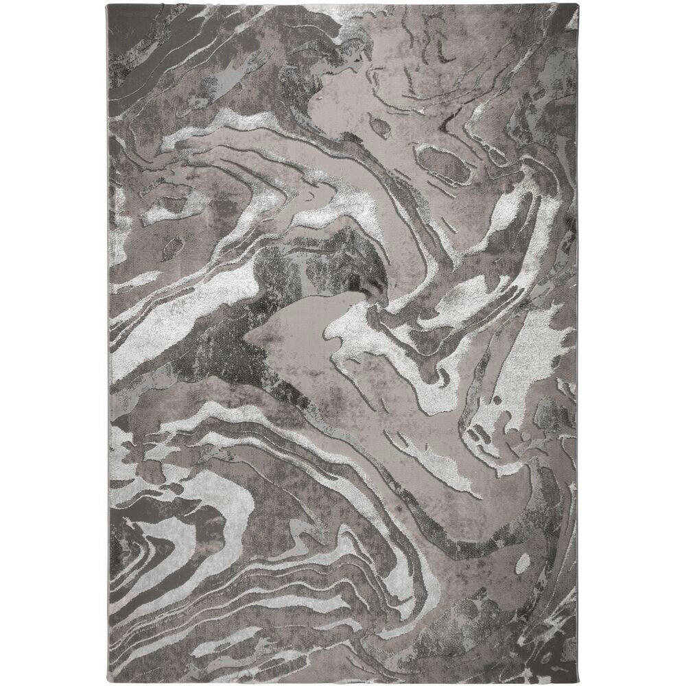 WEBTEPPICH 120/170 cm Eris Silberfarben - Silberfarben, Basics, Textil (120/170cm) - Xora