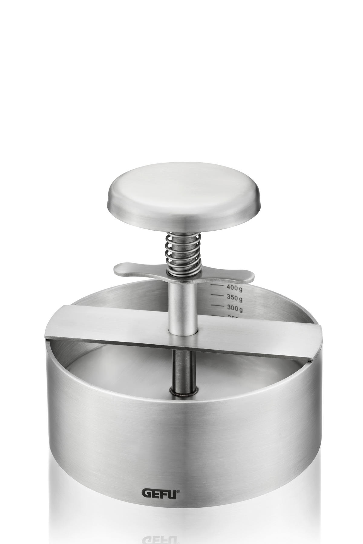 STISKALO ZA HAMBURGER - barve nerjavečega jekla, Basics, kovina (11,5/14cm) - Gefu
