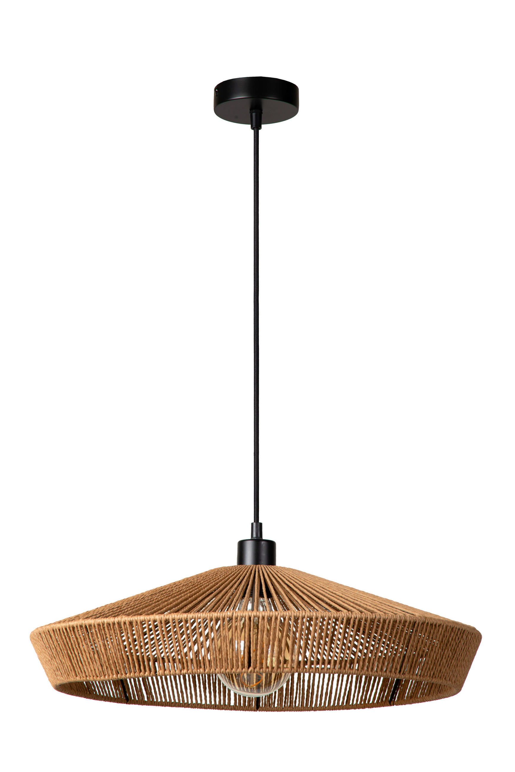 Lucide Hängeleuchte Yunkai Natur 50x145x50 cm