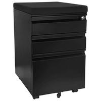 ROLLCONTAINER Schwarz  - Schwarz, MODERN, Kunststoff/Metall (39/60/50cm) - MID.YOU
