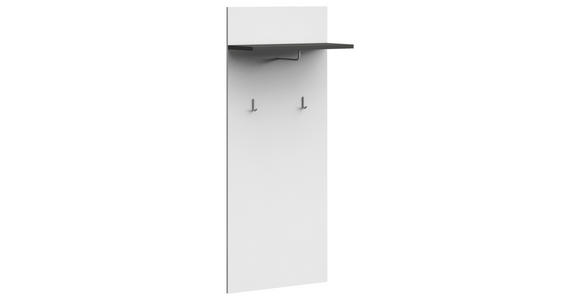 GARDEROBE 130,1/206,6/41,6 cm  - Graphitfarben/Weiß, Design, Holzwerkstoff (130,1/206,6/41,6cm) - Xora