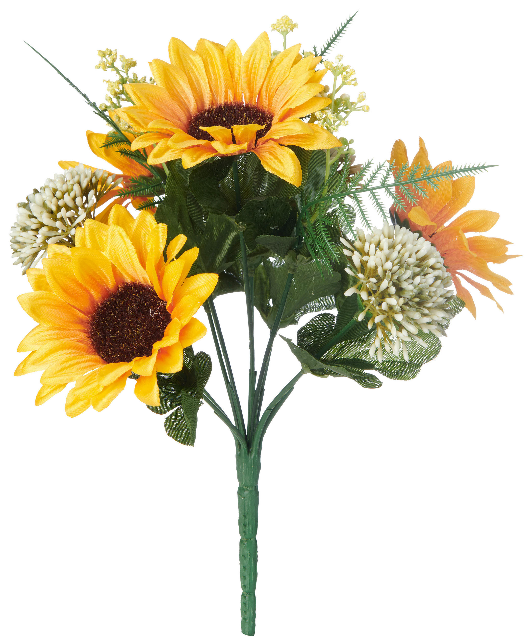 SONNENBLUME - Gelb/Weiß, LIFESTYLE, Kunststoff (30cm)