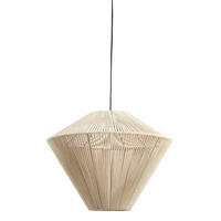 HÄNGELEUCHTE Felida 53/37 cm   - Creme, Basics, Textil/Metall (53/37cm) - Light & Living