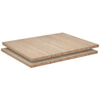 SET POLICA boje hrasta   42,4/1,8/55 cm    - boje hrasta, drvni materijal (42,4/1,8/55cm) - Hom`in