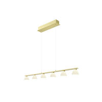 LED-HÄNGELEUCHTE 114/20/150 cm  - Messingfarben, Basics (114/20/150cm) - Hell